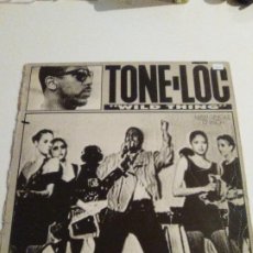 Discos de vinilo: TONE LOC WILD THING / LOC'ED AFTER DARK ( 1989 DELICIOUS ISLAND ESPAÑA )