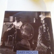 Discos de vinilo: GARY MOORE TOO TIRED / TEXAS STRUT ( 1990 VIRGIN UK ) ALBERT KING
