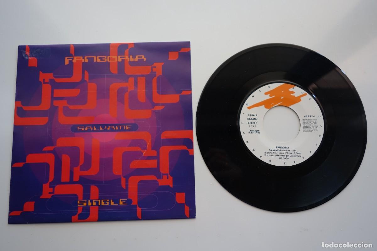 Discos de vinilo: FANGORIA: Salvame. SINGLE VINILO 7&rdquo; - Foto 1
