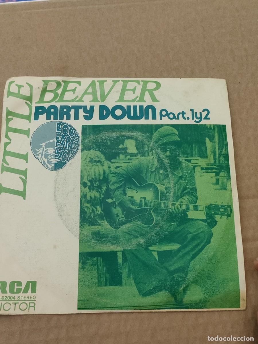 Discos de vinilo: LITTLE BEAVER - PARTY DOWN PART 1 Y 2 - Foto 1
