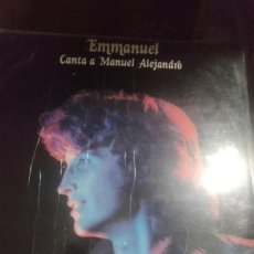 Discos de vinilo: EMMANUEL CANTA A MANUEL ALEJANDRO