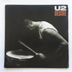 Discos de vinilo: U2 ‎– DESIRE / HALLELUJAH HERE SHE COMES , EUROPE 1988 ISLAND RECORDS
