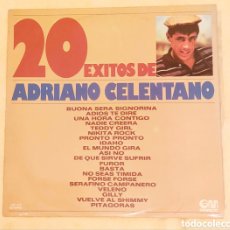 Discos de vinilo: VINILO 20 EXITOS DE ADRIANO CELENTANO