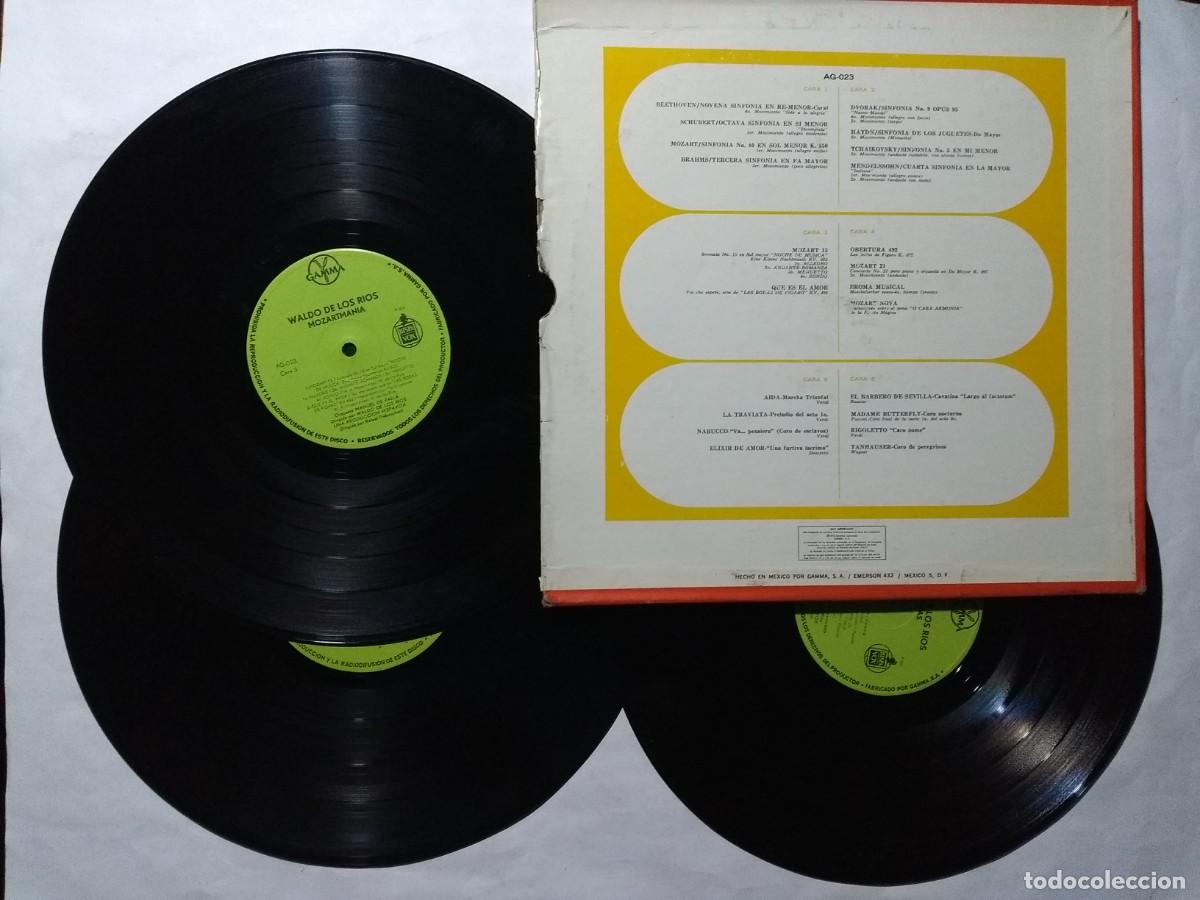 Discos de vinilo: WALDO DE LOS RIOS GRANDES EXITOS BOXSET DE 3 DISCOS LP IMPORTADO MEX - Foto 2