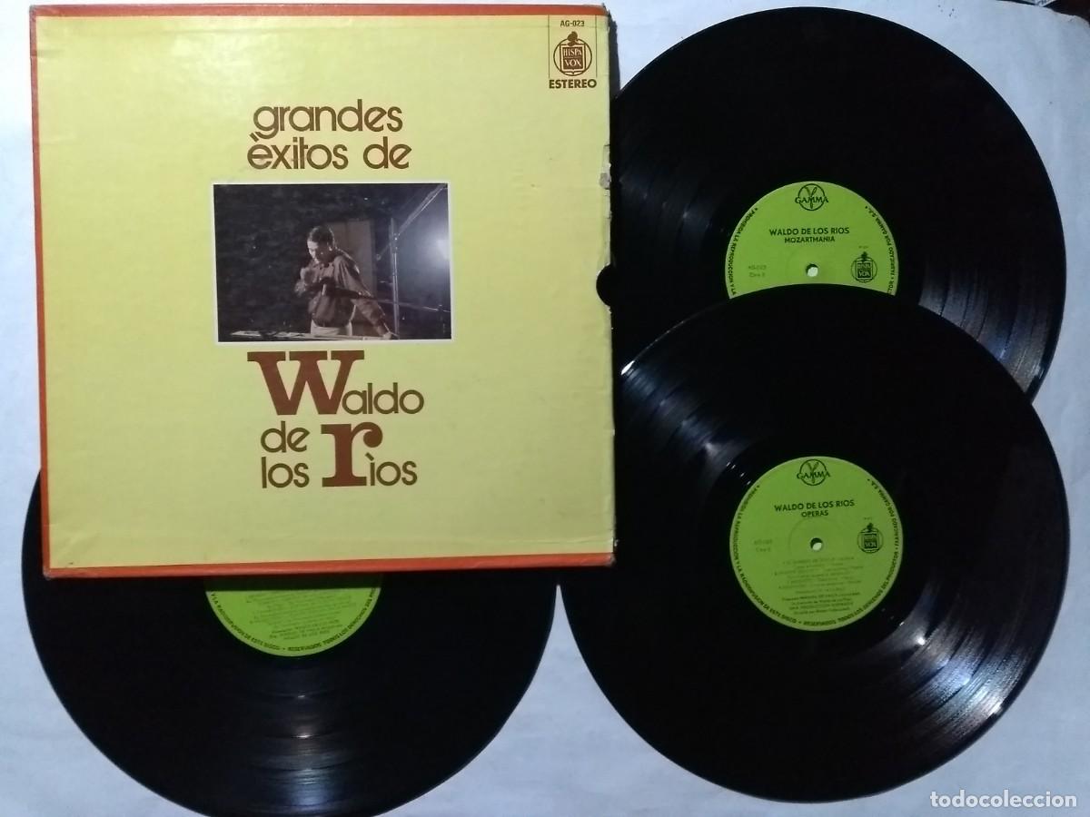 Discos de vinilo: WALDO DE LOS RIOS GRANDES EXITOS BOXSET DE 3 DISCOS LP IMPORTADO MEX - Foto 1