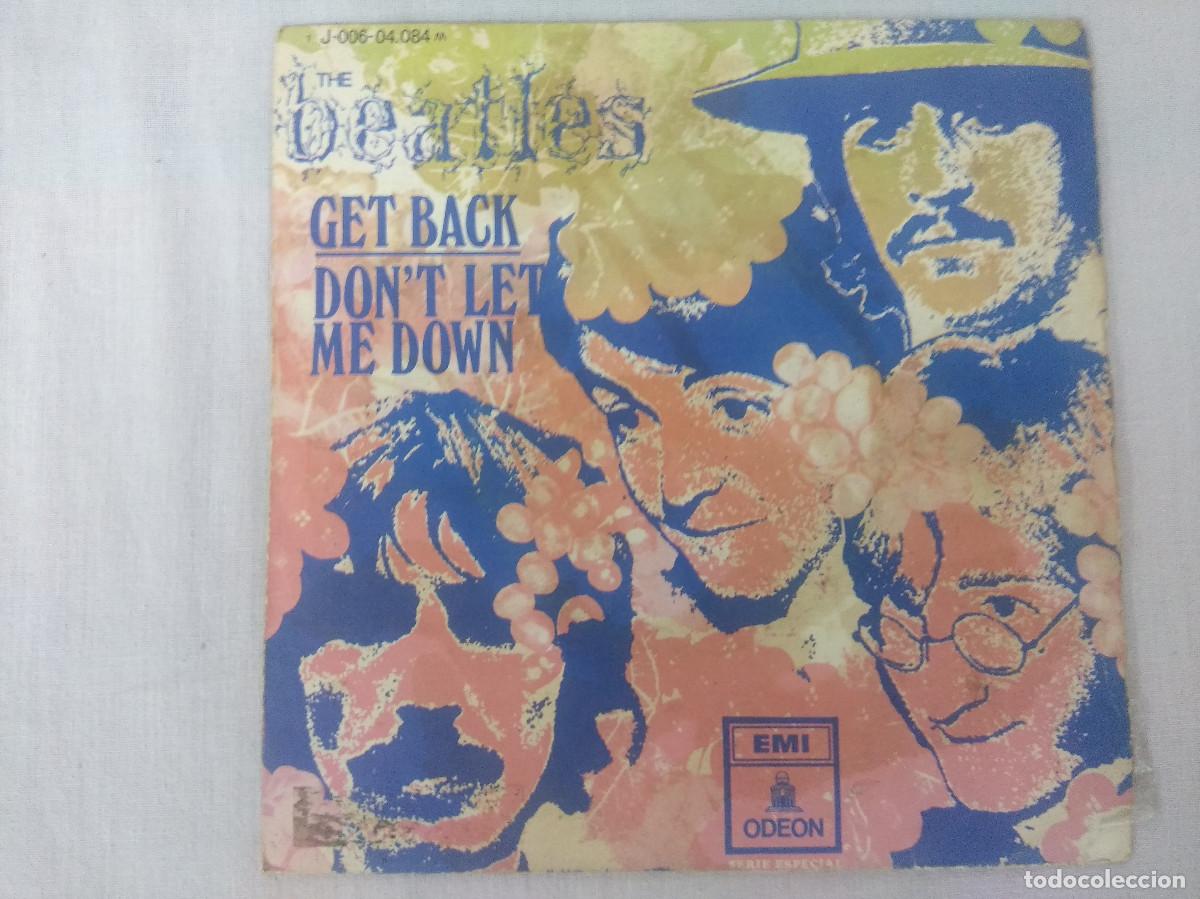 Discos de vinilo: THE BEATLES/GET BACK/SINGLE. - Foto 1