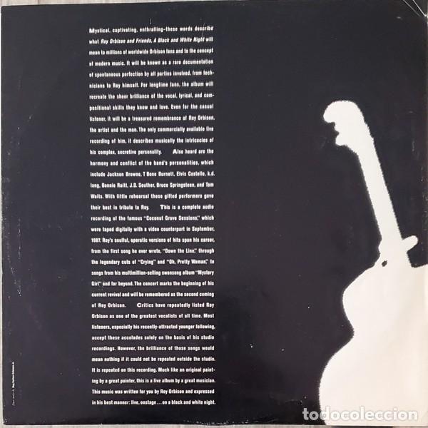 Discos de vinilo: Roy Orbison &rdquo;A black and white night&rdquo; LP. - Foto 4