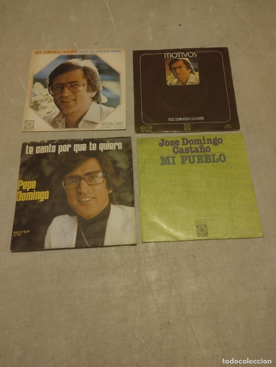 Discos de vinilo: Pepe Domingo Casta&ntilde;o 4 singles - Foto 1