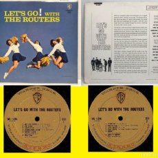 Discos de vinilo: THE ROUTERS ‎– LET'S GO! WITH THE ROUTERS 1963, RAR ORG USAS EDT, SURF COLLECTORS !! TODO IMPECABLE