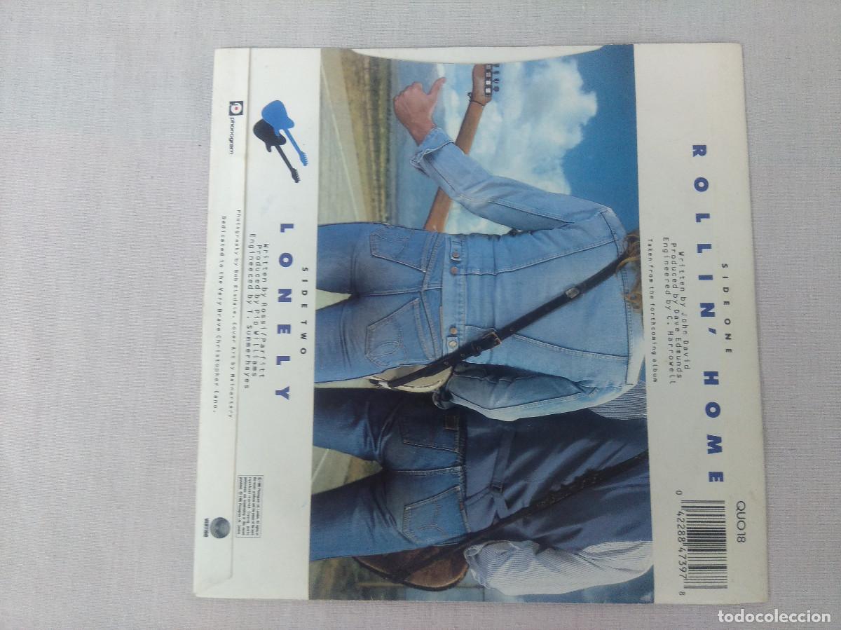 Discos de vinilo: STATUS QUO/ROLLIN HOME/SINGLE. - Foto 3