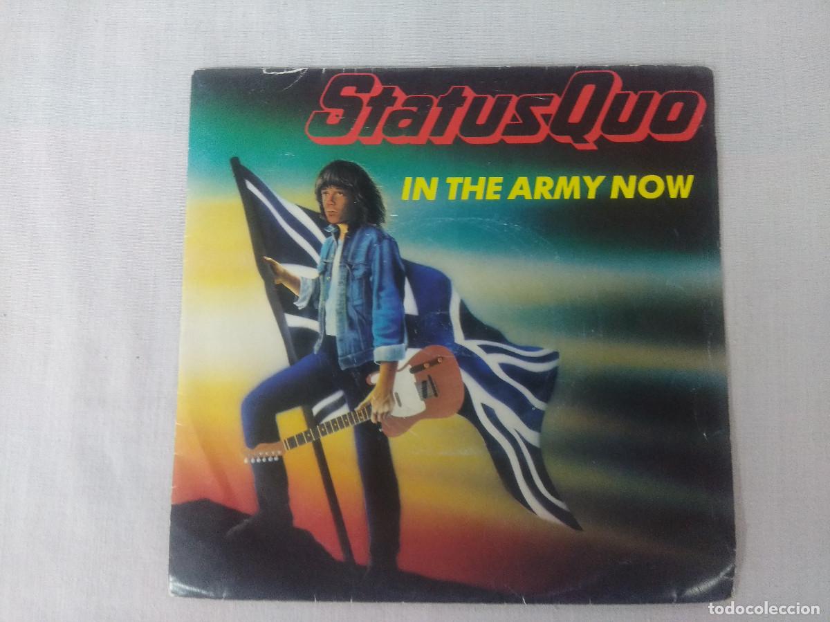 Discos de vinilo: STATUS QUO/IN THE ARMY NOW/SINGLE. - Foto 1
