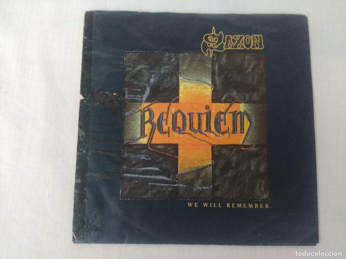 Discos de vinilo: SAXON/REQUIEM/SINGLE METAL. - Foto 1