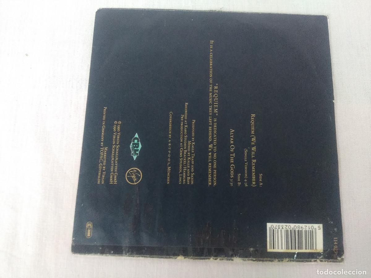 Discos de vinilo: SAXON/REQUIEM/SINGLE METAL. - Foto 3