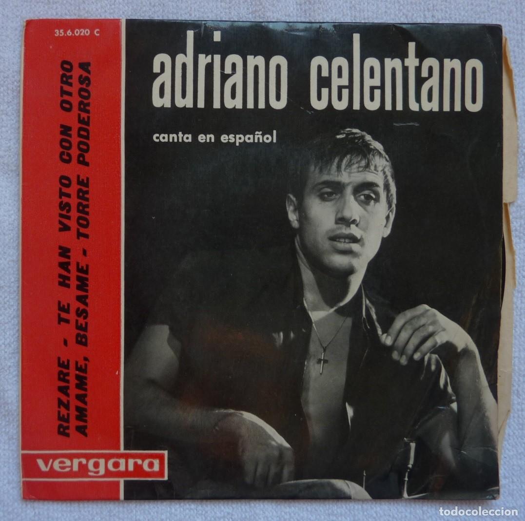 Discos de vinilo: ADRIANO CELENTANO // REZARE+3 // 1963 // EP - Foto 1