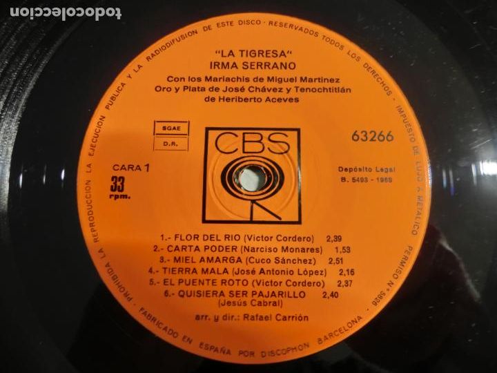 Discos de vinilo: Irma Serrano - La Tigresa - Foto 3