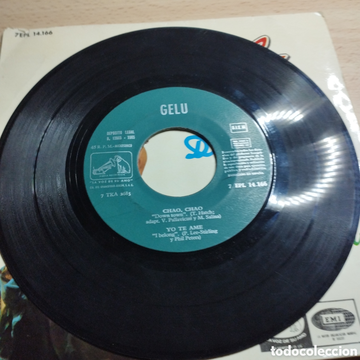 Discos de vinilo: EP 7&rdquo; Gelu 1965 Down Town + 3 . - Foto 5