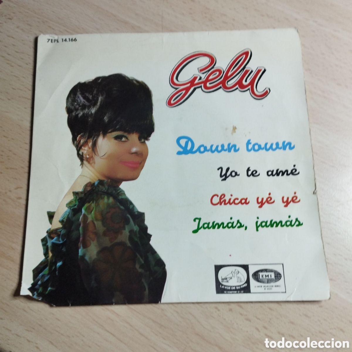 Discos de vinilo: EP 7&rdquo; Gelu 1965 Down Town + 3 . - Foto 1