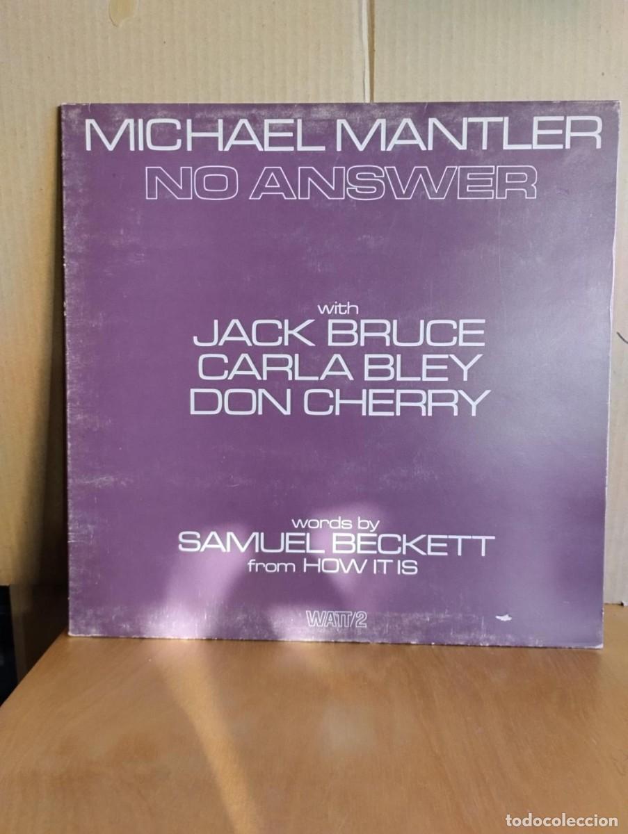 Discos de vinilo: MICHAEL MANTLER --- NO ANSWER - Foto 1