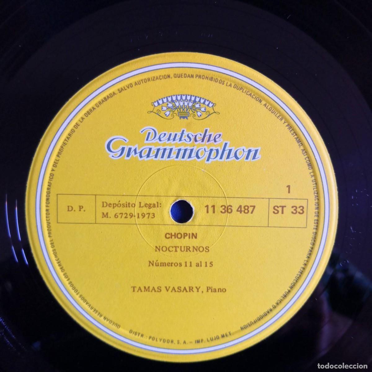 Discos de vinilo: LP CHOPIN NOCTURNOS VG/VG+ - Foto 3