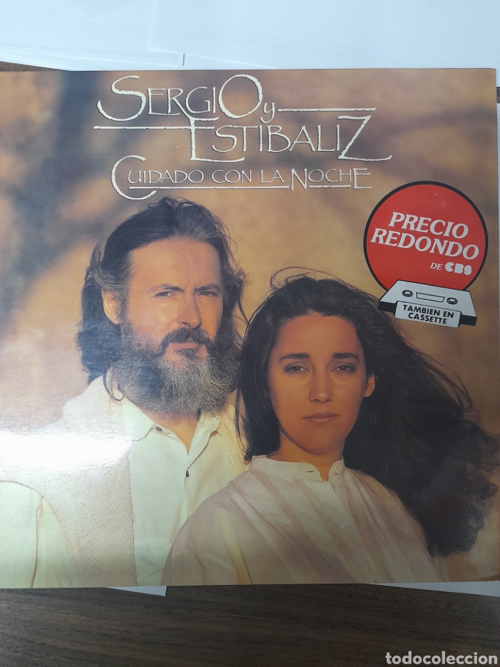 Discos de vinilo: Sergio y Estibaliz. Cuidado con la noche. Vinilo - Foto 1