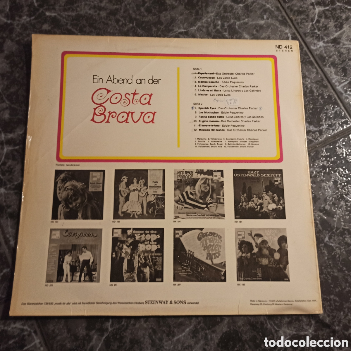 Discos de vinilo: Ein Abend And Der Costa Brava (LP) - Foto 2