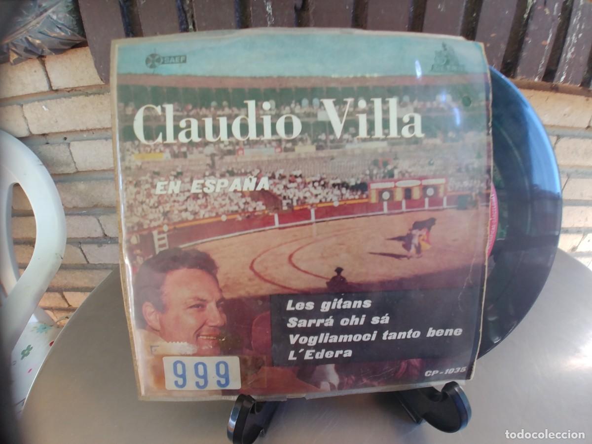 Discos de vinilo: CLAUDIO VILLA-EP LES GITANS +3 - Foto 1