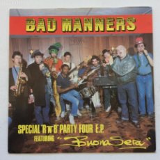 Discos de vinilo: BAD MANNERS ‎– SPECIAL 'R 'N' B' PARTY FOUR E.P. , HOLANDA 1981 MAGNET