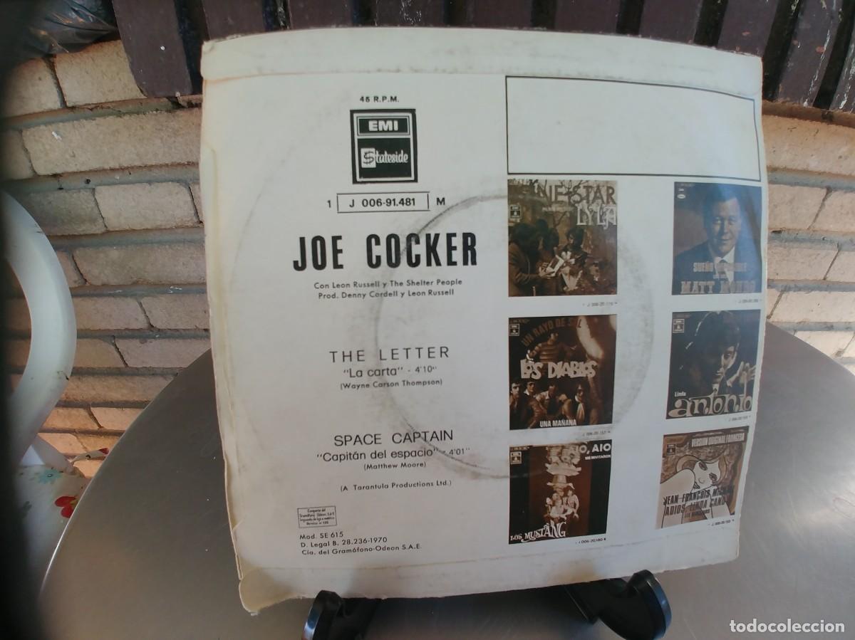 Discos de vinilo: JOE COCKER-SINGLE THE LETTER - Foto 2