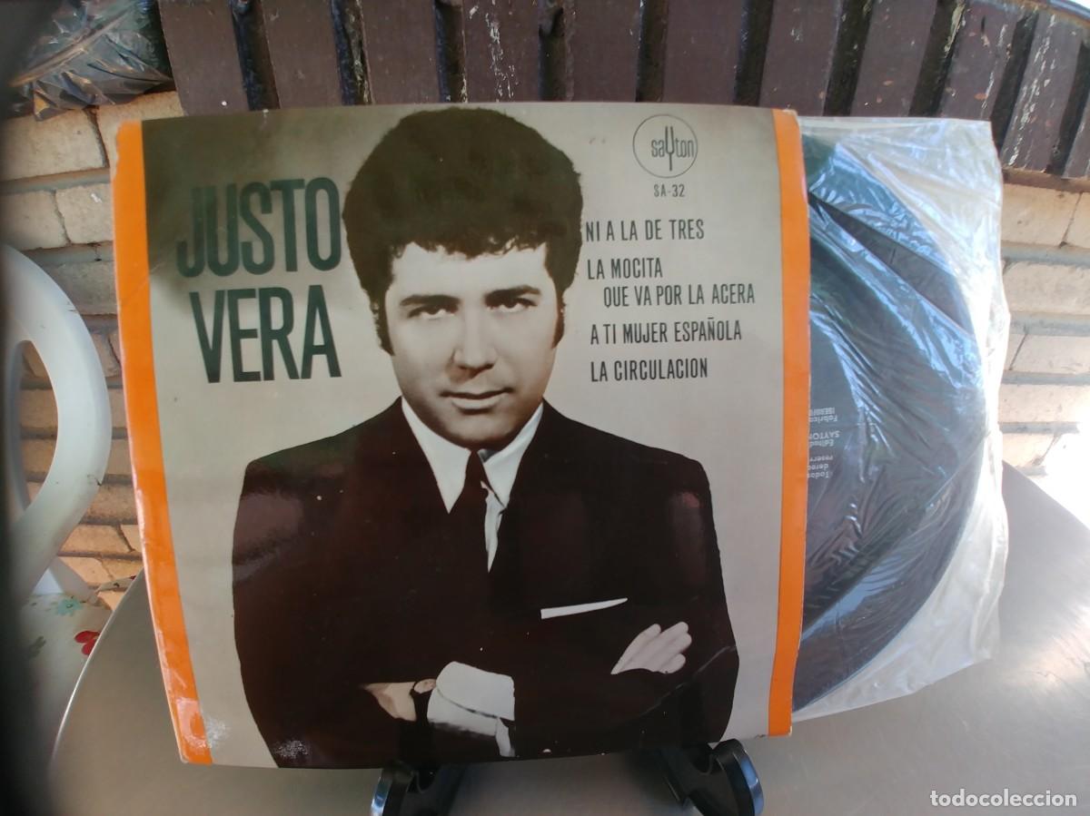Discos de vinilo: JUSTO VERA-EP NI A LAS TRES +3 - Foto 1