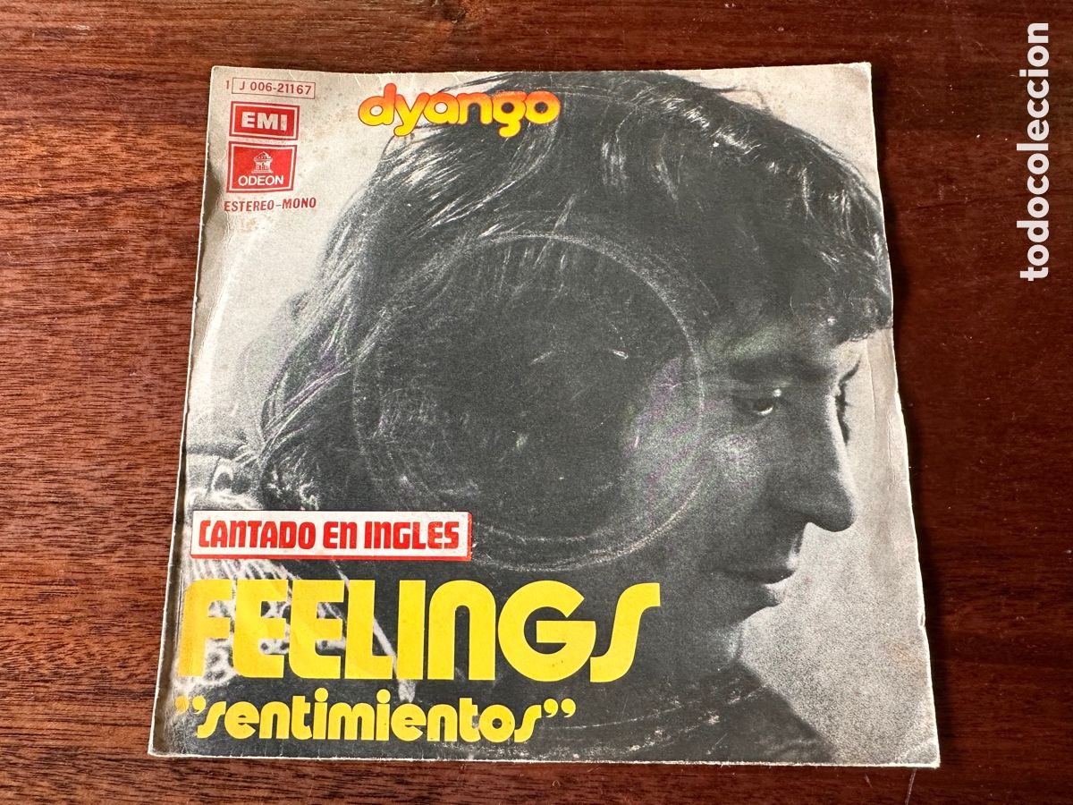 Discos de vinilo: DYANGO / FEELINGS (CANTANDO EN INGLES) / IGUAL QUE A MI - Foto 7