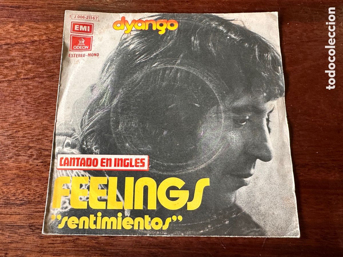 Discos de vinilo: DYANGO / FEELINGS (CANTANDO EN INGLES) / IGUAL QUE A MI - Foto 1