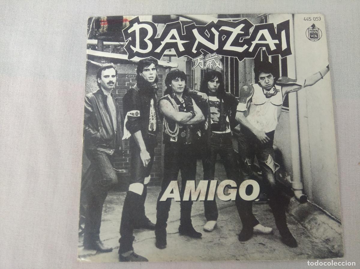 Discos de vinilo: BANZAI/AMIGO/SINGLE METAL. - Foto 1