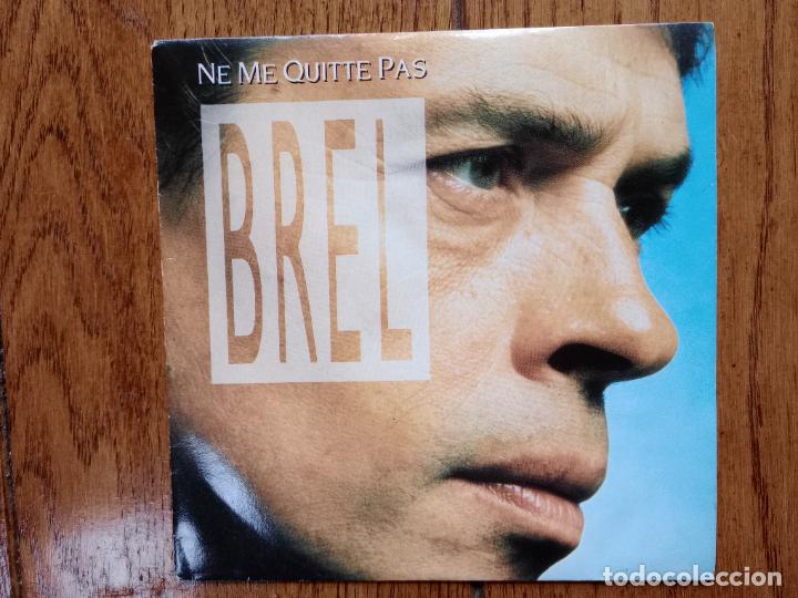 Discos de vinilo: Jacques Brel - me me quitte pas + lenfance - Foto 1