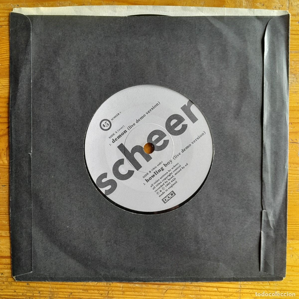 Discos de vinilo: SCHEER : DEMON / HOWLING BOY [4AD - UK 1995] 7&rdquo; - Foto 2