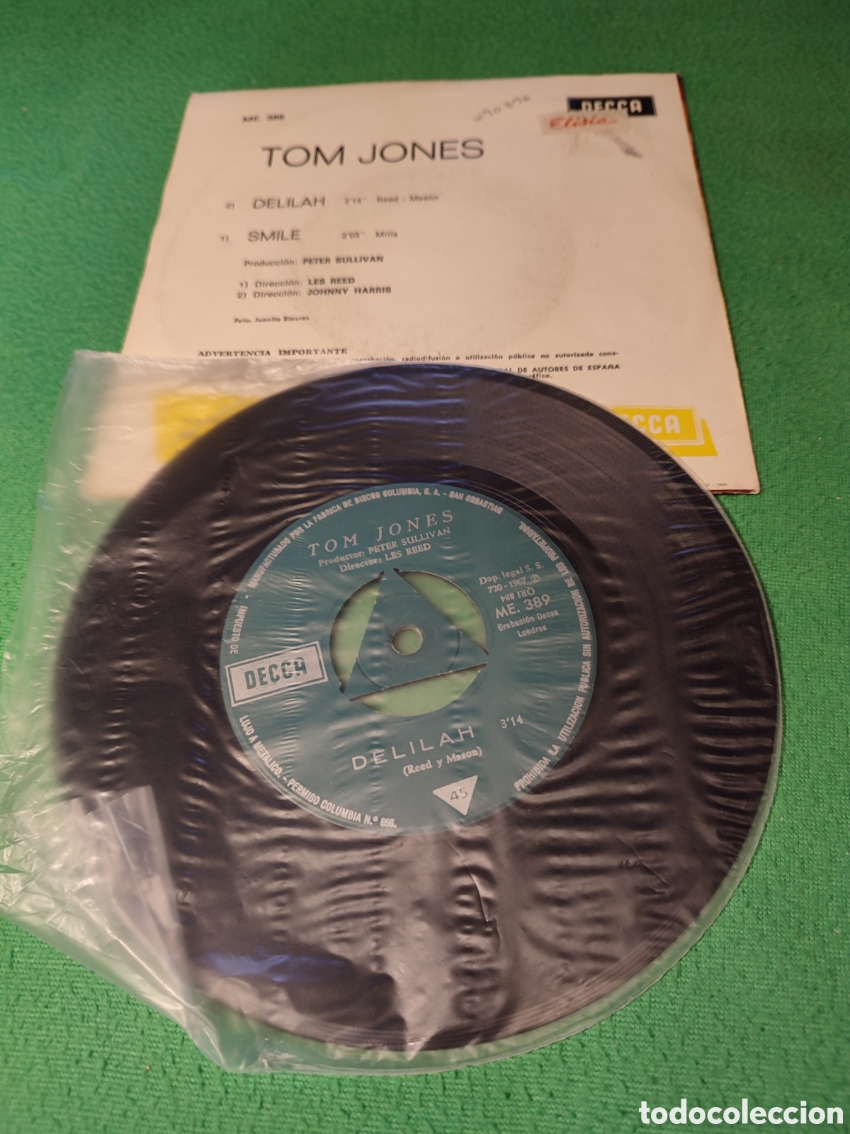 Discos de vinilo: Tom Jones - Delilah - Foto 2