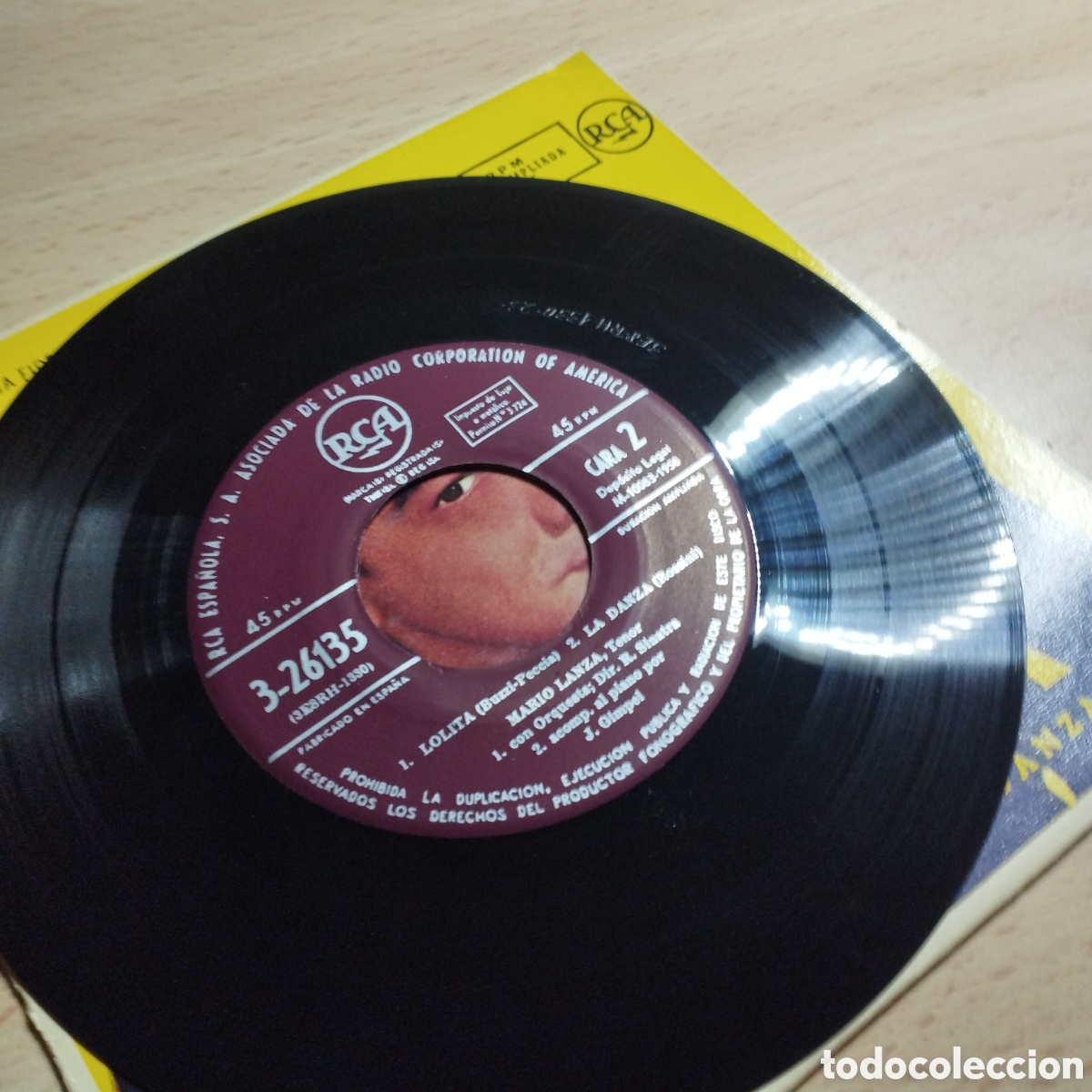 Discos de vinilo: EP 7&rdquo; Mario Lanza 1958 Granada + 3. - Foto 4