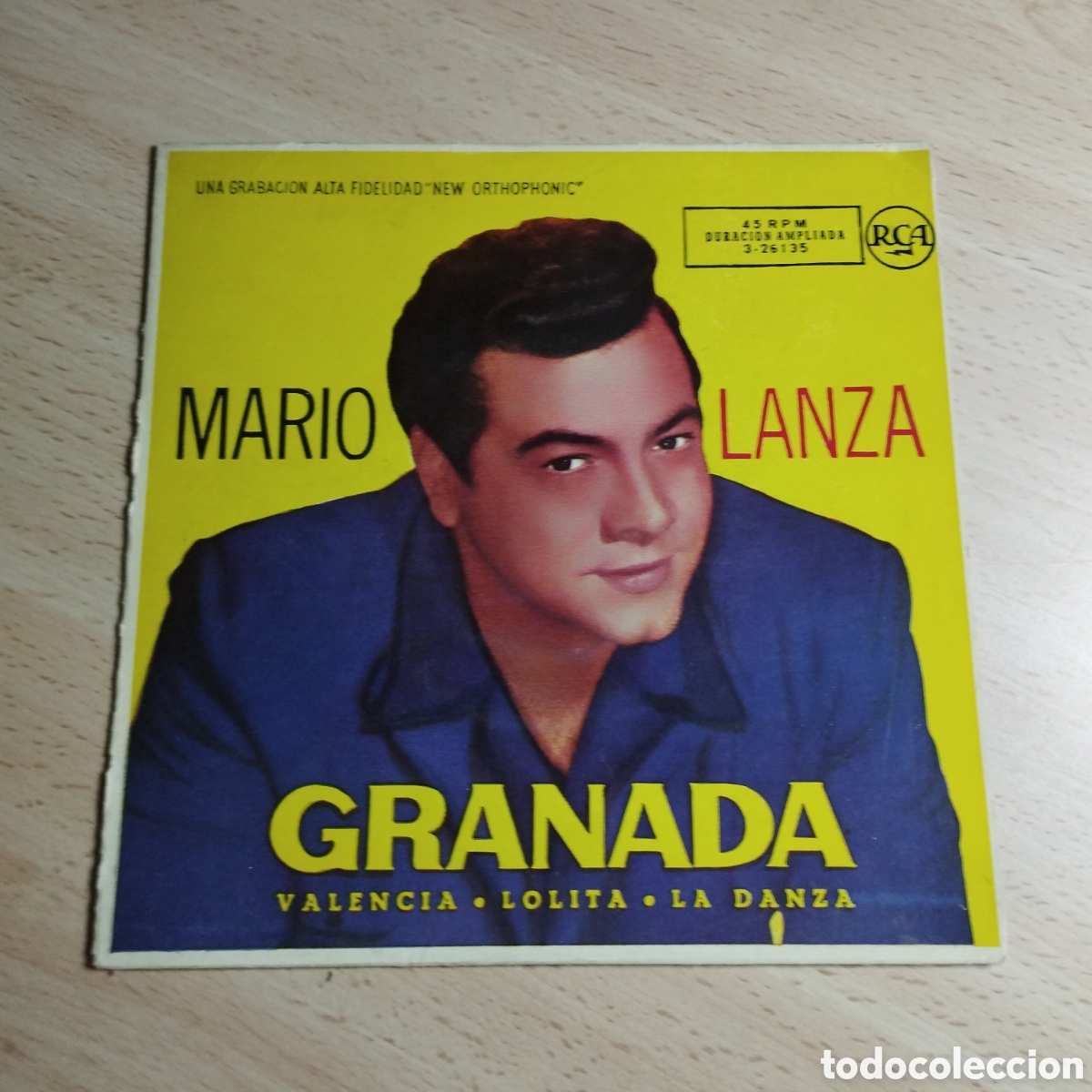 Discos de vinilo: EP 7&rdquo; Mario Lanza 1958 Granada + 3. - Foto 1