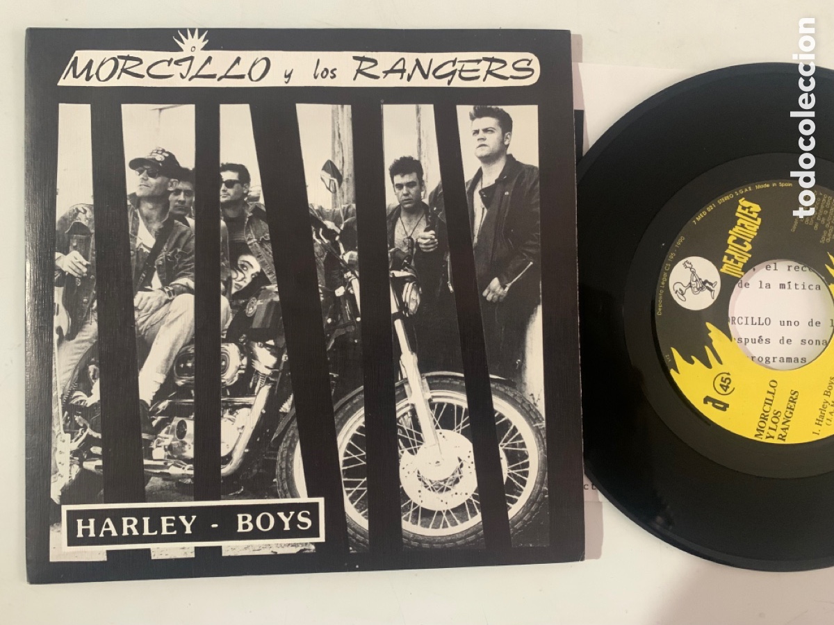 Discos de vinilo: Single morcillo y los rangers harley boys - Foto 1
