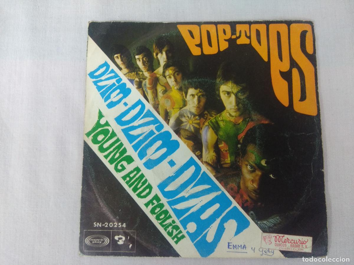 Discos de vinilo: POP TOPS/DZIM DZIM DZAS/SINGLE. - Foto 3