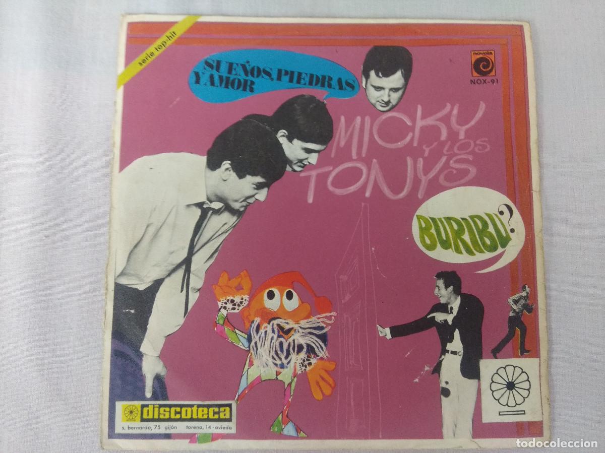 Discos de vinilo: MICKY Y LOS TONIS/SUE&Ntilde;OS PIEDRAS Y AMOR/SINGLE. - Foto 1