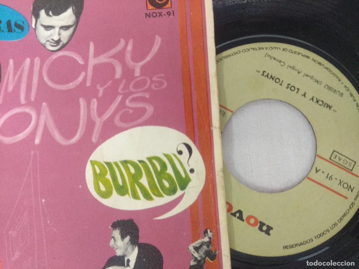 Discos de vinilo: MICKY Y LOS TONIS/SUE&Ntilde;OS PIEDRAS Y AMOR/SINGLE. - Foto 2