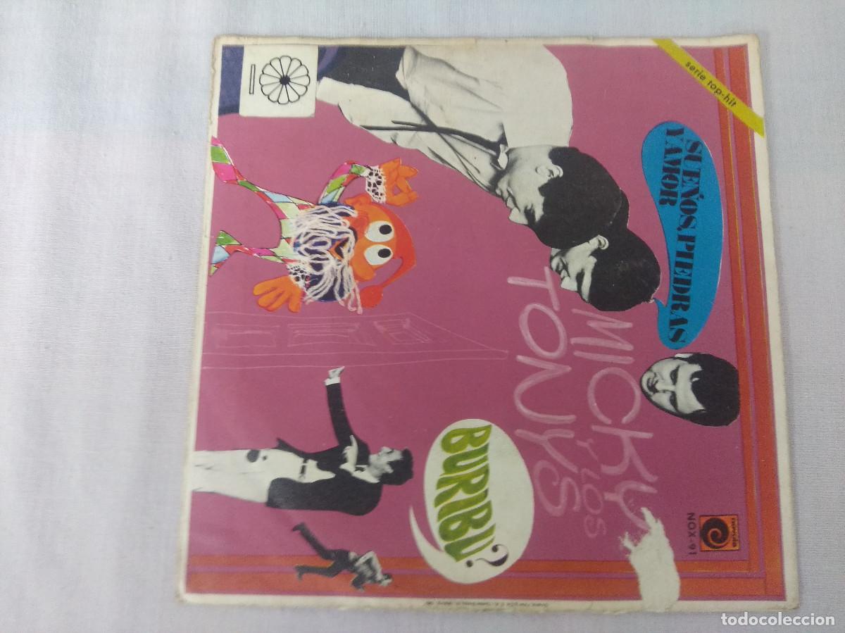 Discos de vinilo: MICKY Y LOS TONIS/SUE&Ntilde;OS PIEDRAS Y AMOR/SINGLE. - Foto 3