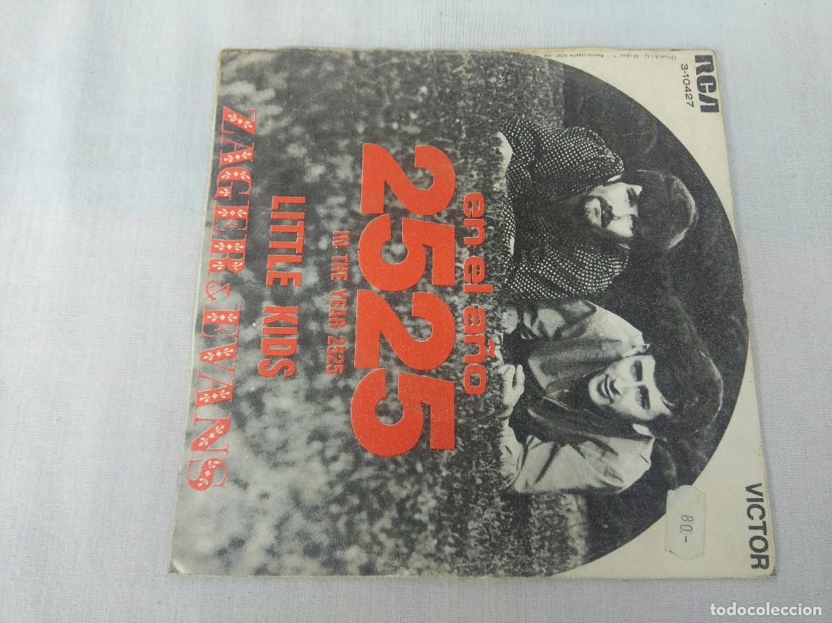 Discos de vinilo: ZAGER & EVANS/EN EL A&Ntilde;O 2525/SINGLE. - Foto 3