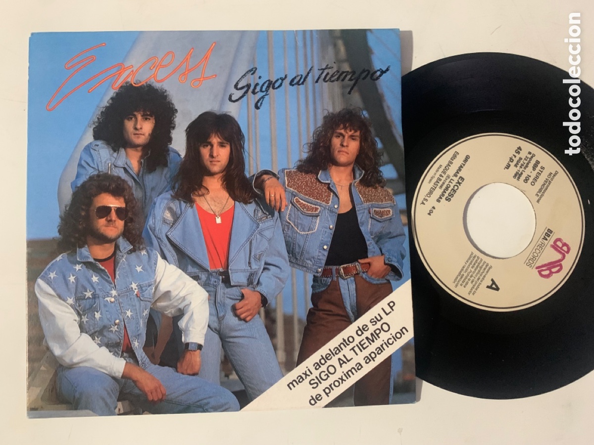 Discos de vinilo: Single excess sigo al tiempo - Foto 1