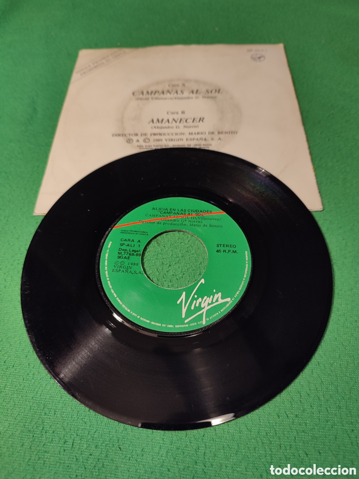 Discos de vinilo: Alicia en las ciudades - Campanas al sol - Foto 2