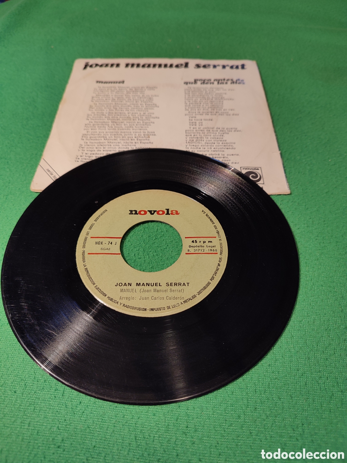 Discos de vinilo: Joan Manuel Serrat - Manuel - Foto 2