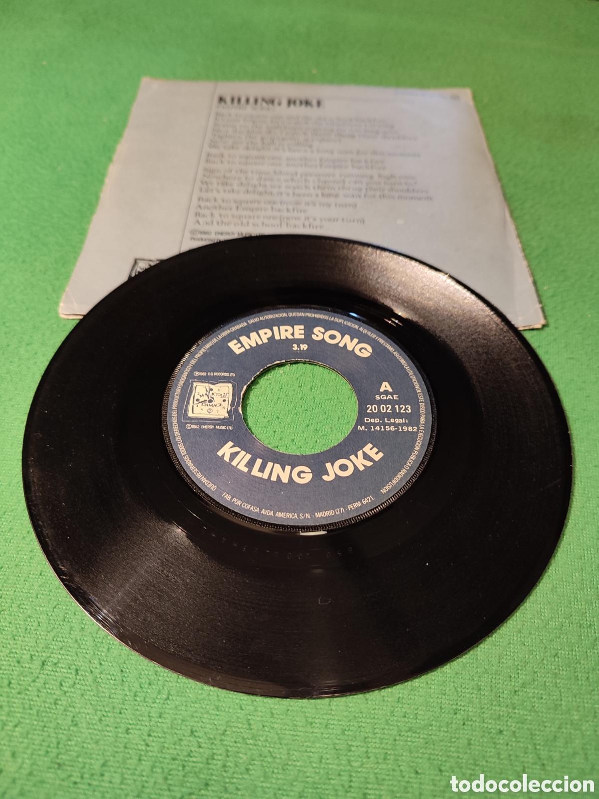 Discos de vinilo: Killing Joke - Empire song - Foto 2