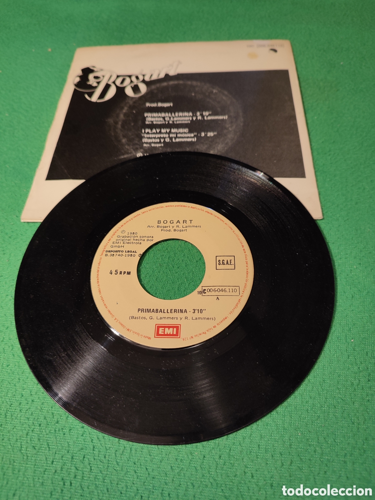Discos de vinilo: Bogart - Primaballerina - Foto 2