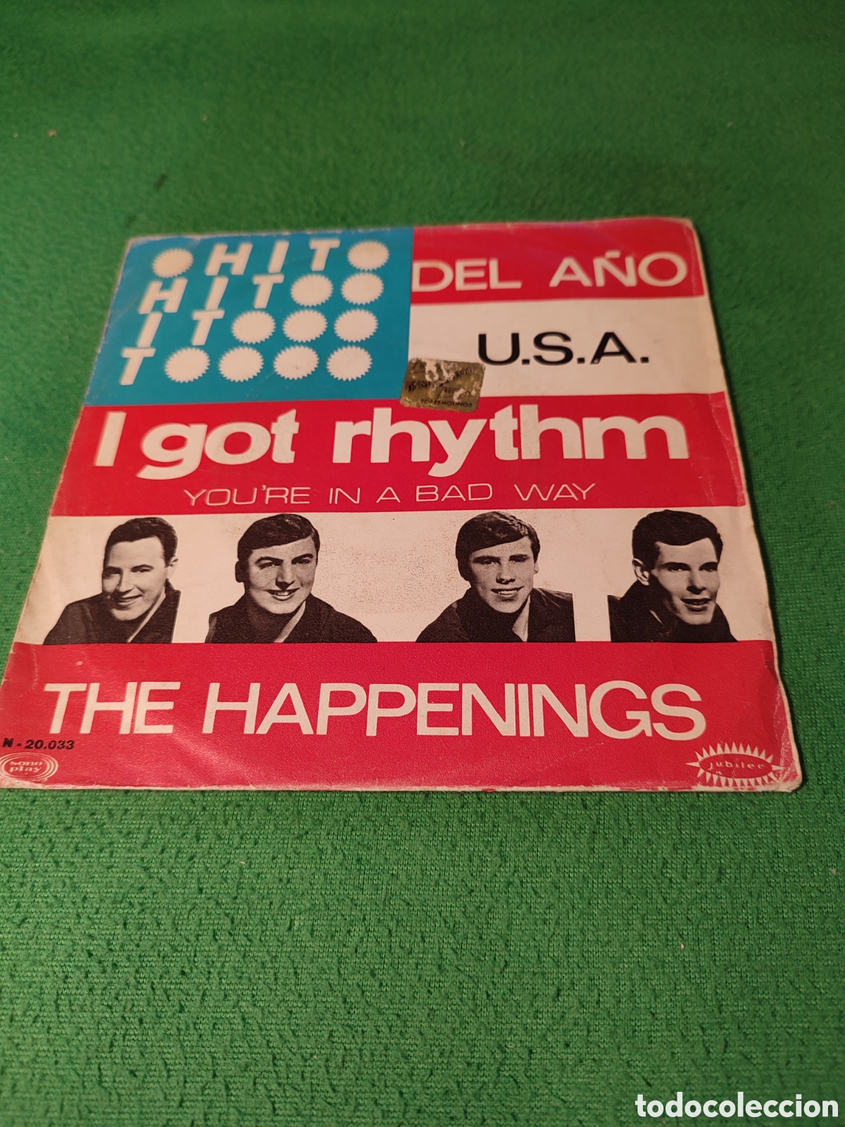 Discos de vinilo: The Happenings - I got rhythm - Foto 1