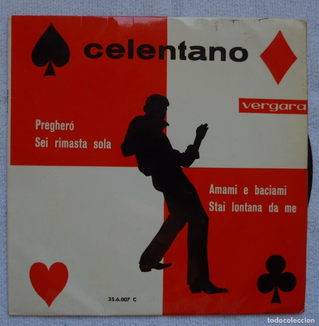 Discos de vinilo: ADRIANO CELENTANO // PREGHERO+3 // 1962 // EP - Foto 1